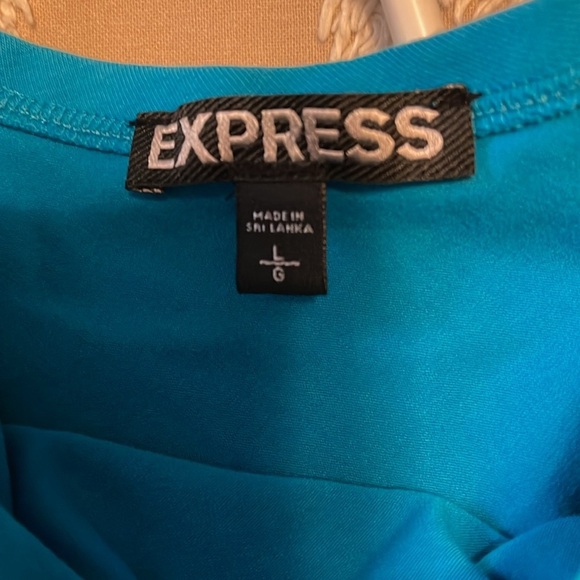 🌹EXPRESS TEAL SKATER MINI DRESS - Picture 6 of 8